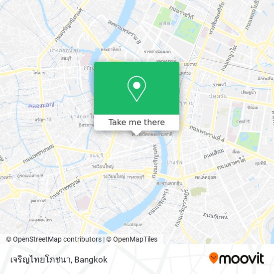 เจริญไทยโภชนา map