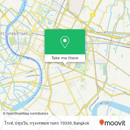 โรเซ่, ปทุมวัน, กรุงเทพมหานคร 10330 map
