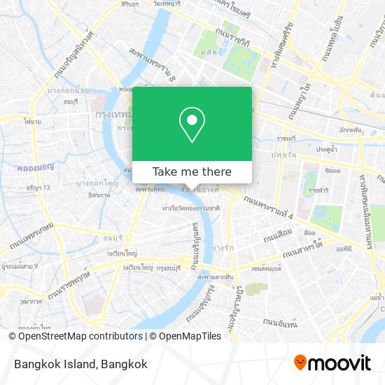 Bangkok Island map