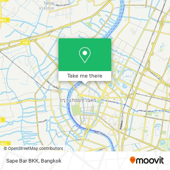 Sape Bar BKK map