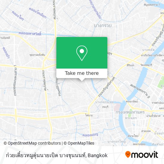 ก๋วยเตี๋ยวหมูตุ๋นนายเป็ด บางขุนนนท์ map