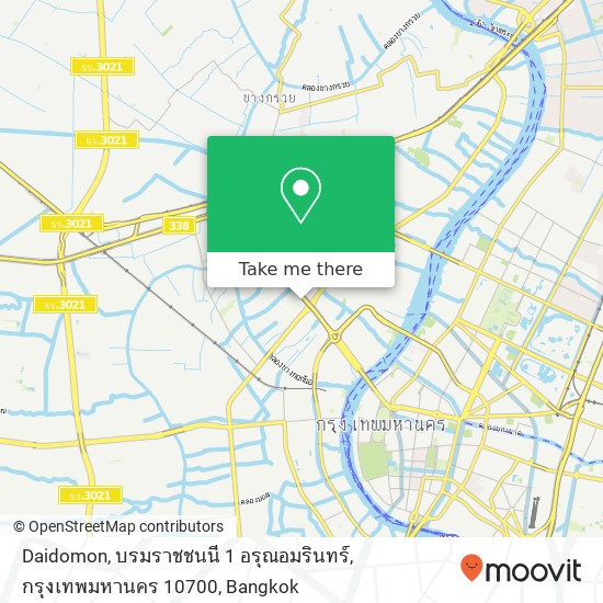 Daidomon, บรมราชชนนี 1 อรุณอมรินทร์, กรุงเทพมหานคร 10700 map