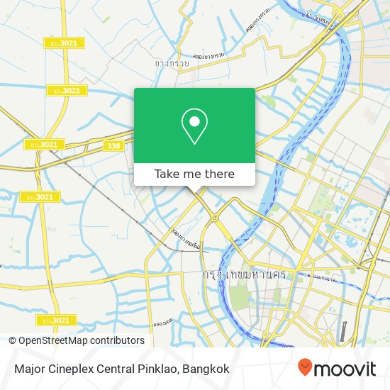 Major Cineplex Central Pinklao map