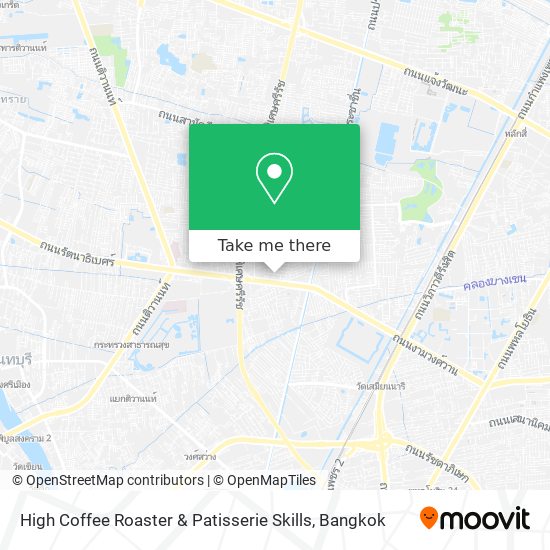 High Coffee Roaster & Patisserie Skills map