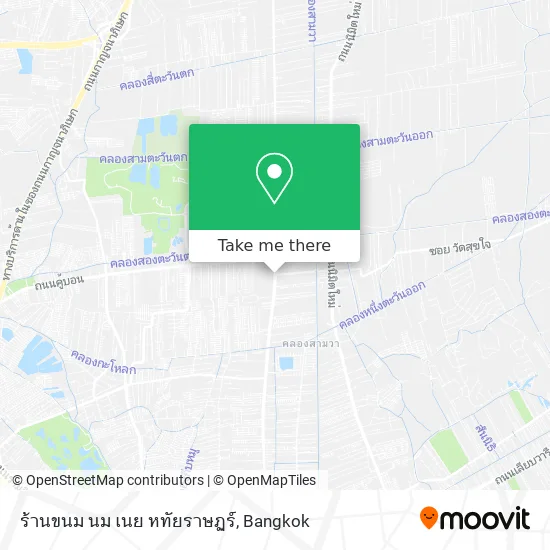 ร้านขนม นม เนย หทัยราษฏร์ map