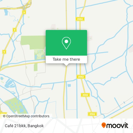 Café 21bkk map