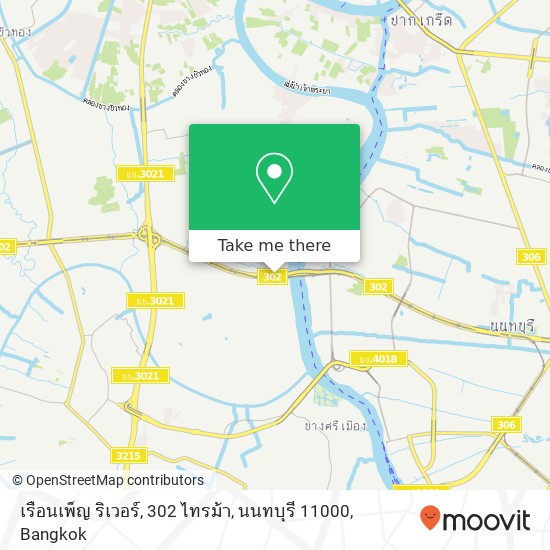 เรือนเพ็ญ ริเวอร์, 302 ไทรม้า, นนทบุรี 11000 map