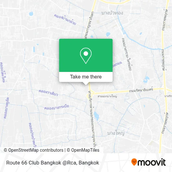 Route 66 Club Bangkok @Rca map