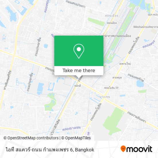 ไอที สแควร์-ถนน กำแพงเพชร 6 map