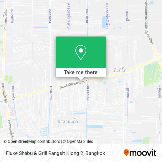 Fluke Shabu & Grill Rangsit Klong 2 map