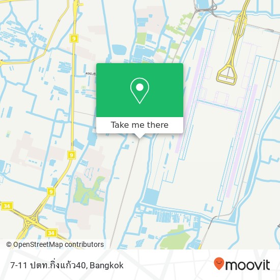 7-11 ปตท.กิ่งแก้ว40 map