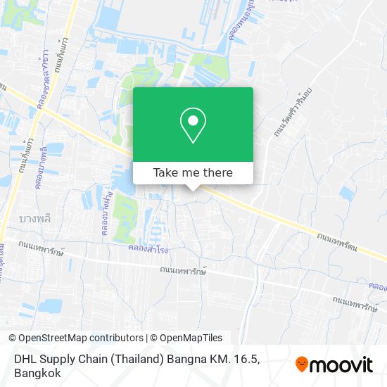 DHL Supply Chain (Thailand) Bangna KM. 16.5 map