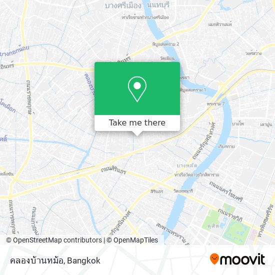 คลองบ้านหม้อ map