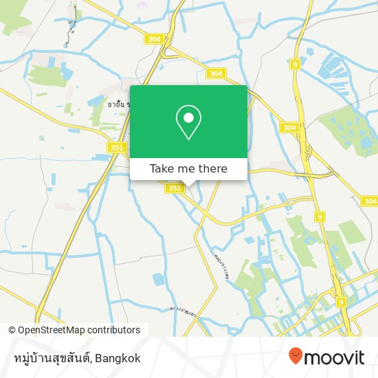 หมู่บ้านสุขสันต์ map