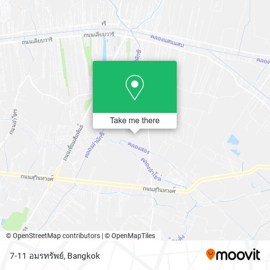 7-11 อมรทรัพย์ map