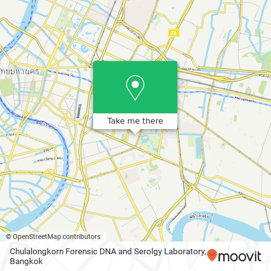 Chulalongkorn Forensic DNA and Serolgy Laboratory map