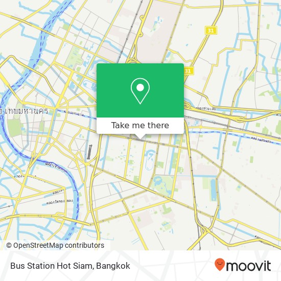 Bus Station Hot Siam map