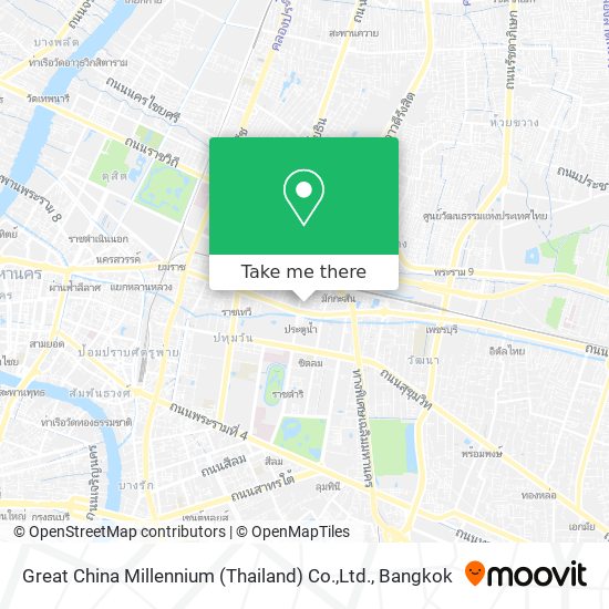 Great China Millennium (Thailand) Co.,Ltd. map