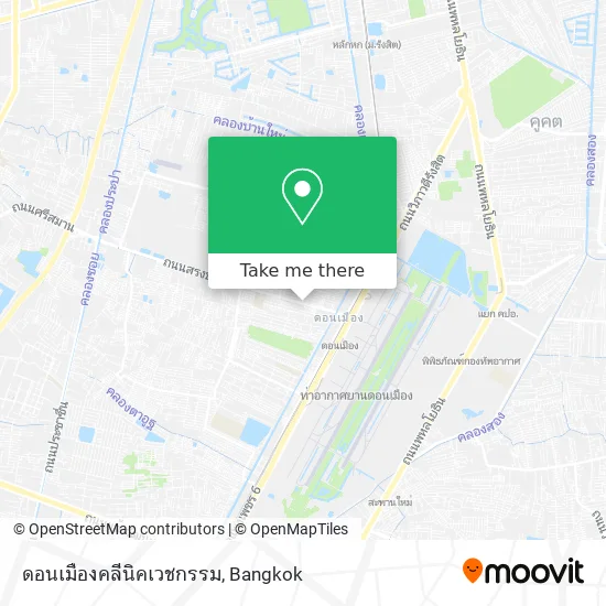 ดอนเมืองคลีนิคเวชกรรม map