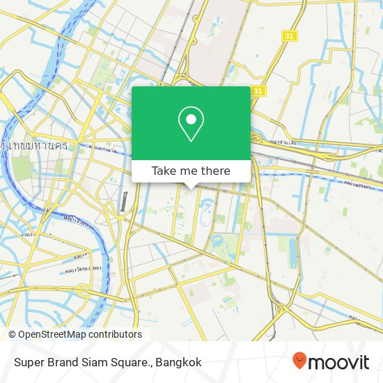 Super Brand Siam Square. map