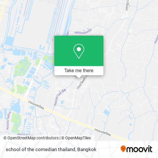 school of the comedian thailand map