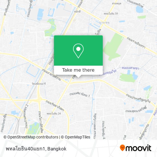 พหลโยธิน40แยก1 map
