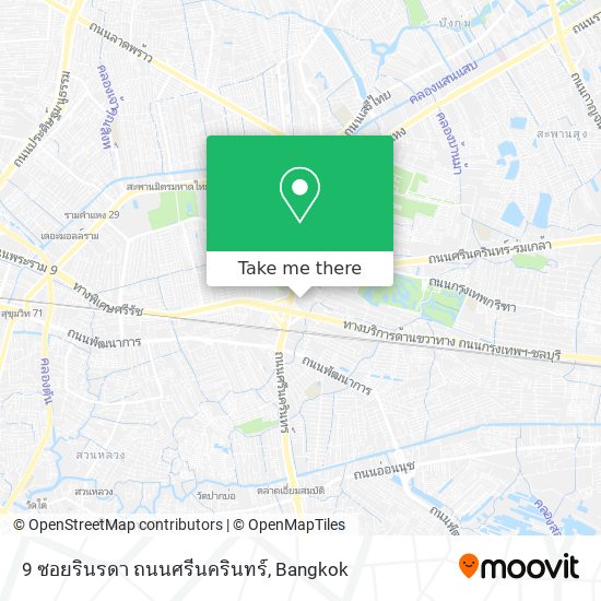 9 ซอยรินรดา ถนนศรีนครินทร์ map