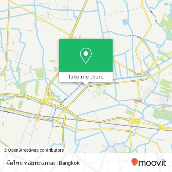 ผัดไทย หอยทะเลทอด map