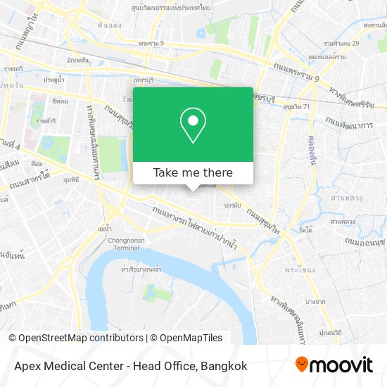 Apex Medical Center - Head Office map