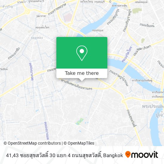 41,43 ซอยสุขสวัสดิ์ 30 แยก 4 ถนนสุขสวัสดิ์ map