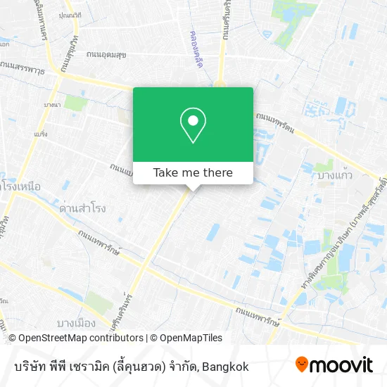 บริษัท พีพี เซรามิค (ลี้คุนฮวด) จำกัด map