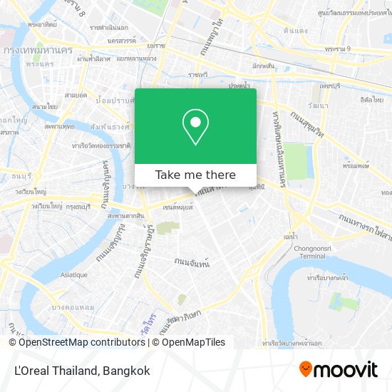 L'Oreal Thailand map
