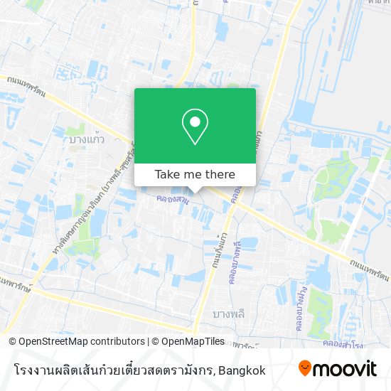 โรงงานผลิตเส้นก๋วยเตี๋ยวสดตรามังกร map