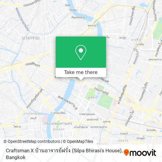 Craftsman X บ้านอาจารย์ฝรั่ง (Silpa Bhirasi's House) map