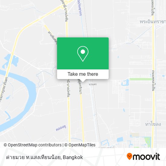 ค่ายมวย ท.แสงเทียนน้อย map