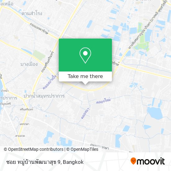 ซอย หมู่บ้านพัฒนาสุข 9 map