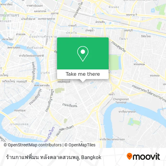 ร้านกาแฟพี่มน หลังตลาดสวนพลู map
