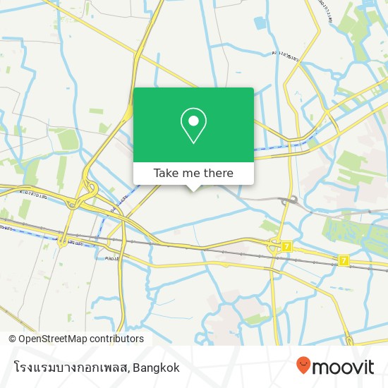 โรงแรมบางกอกเพลส map