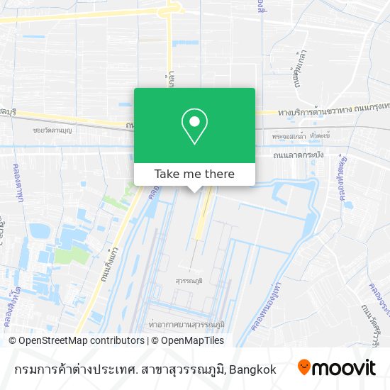 กรมการค้าต่างประเทศ. สาขาสุวรรณภูมิ map