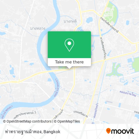 ท่าทรายฐานม้าทอง map