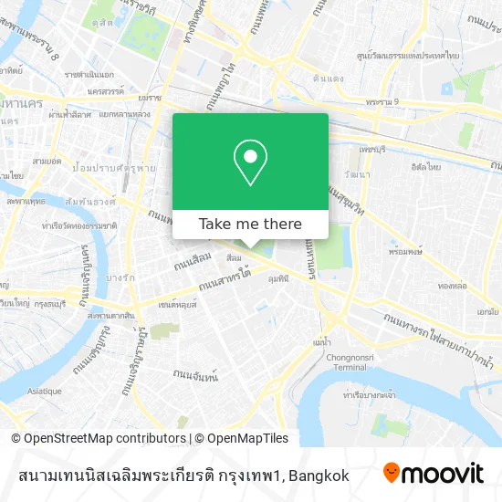 สนามเทนนิสเฉลิมพระเกียรติ กรุงเทพ1 map