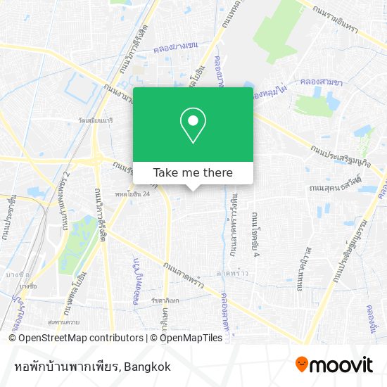 หอพักบ้านพากเพียร map