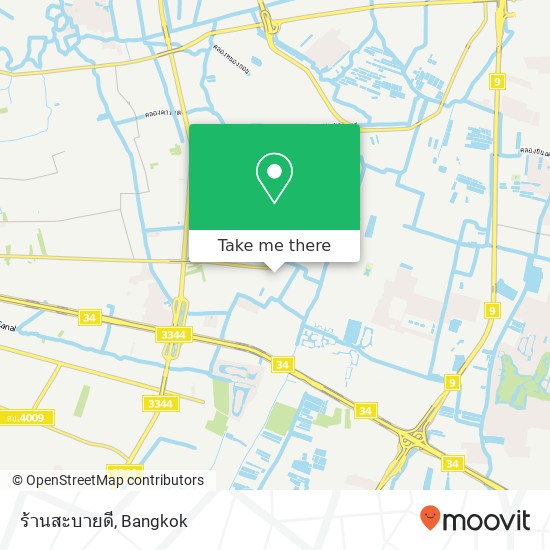 ร้านสะบายดี map