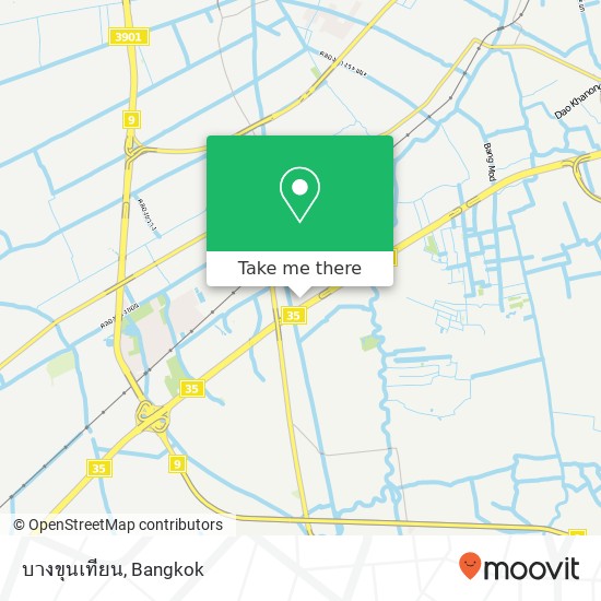 บางขุนเทียน map