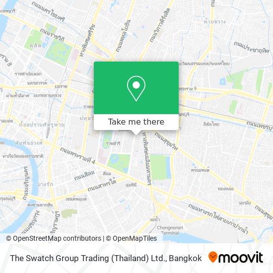 The Swatch Group Trading (Thailand) Ltd. map