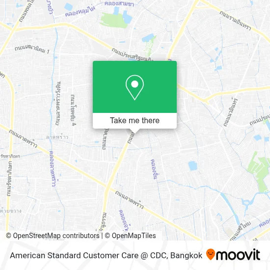 American Standard Customer Care @ CDC map