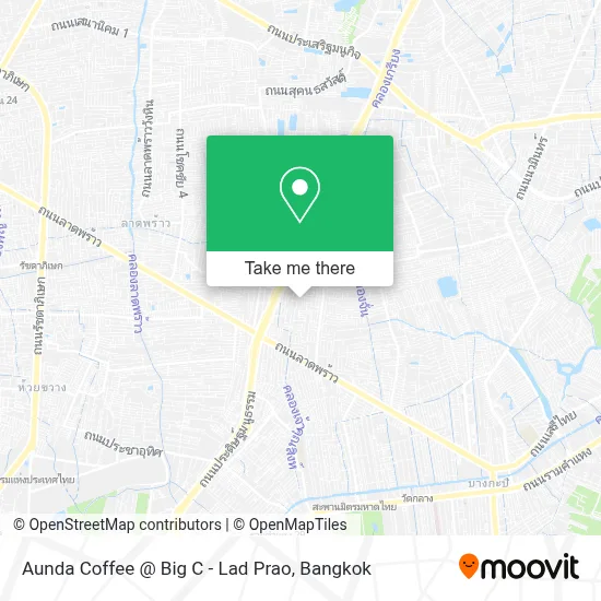 Aunda Coffee @ Big C - Lad Prao map