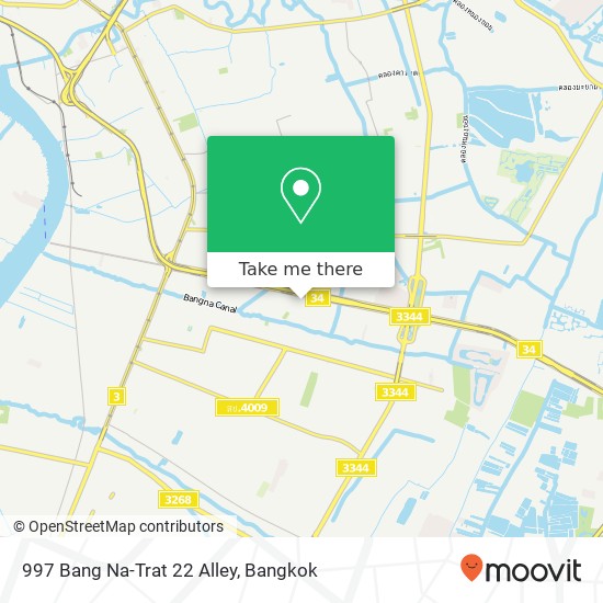 997 Bang Na-Trat 22 Alley map