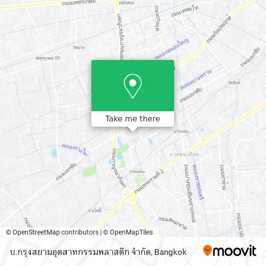 บ.กรุงสยามอุตสาหกรรมพลาสติก จํากัด map