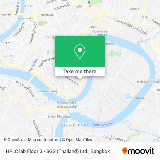 HPLC lab Floor 3 - SGS (Thailand) Ltd. map